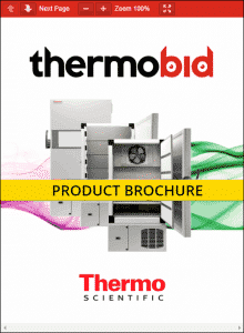 Thermo Scientific XBF40D-MD -40°C Blast Freezers Product Brochure