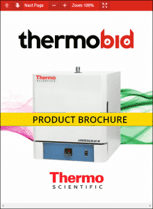 Thermo Scientific Lindberg/Blue M Moldatherm Box Furnace Product Brochure Product Brochure